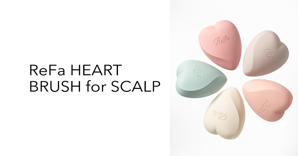 リファハートブラシフォースカルプ - ReFa HEART BRUSH for SCALP