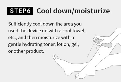 STEP6 Cool down/moisturize